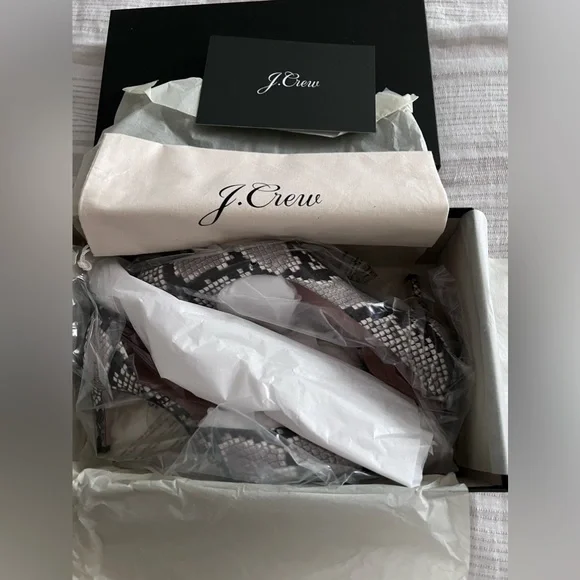 JCrew colette Pump in Snake 7US New - Picture 3 of 7